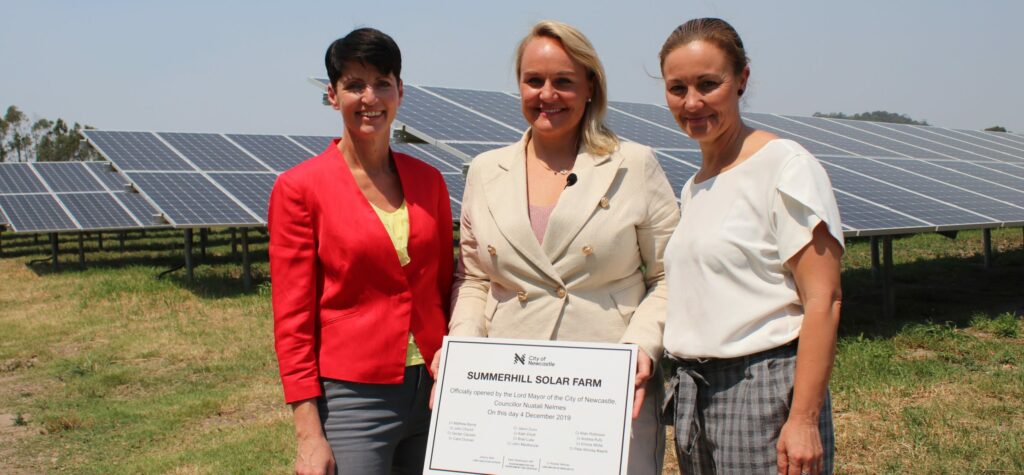 Newcastle unveils 5 MW solar farm on disused landfill - pv magazine ...