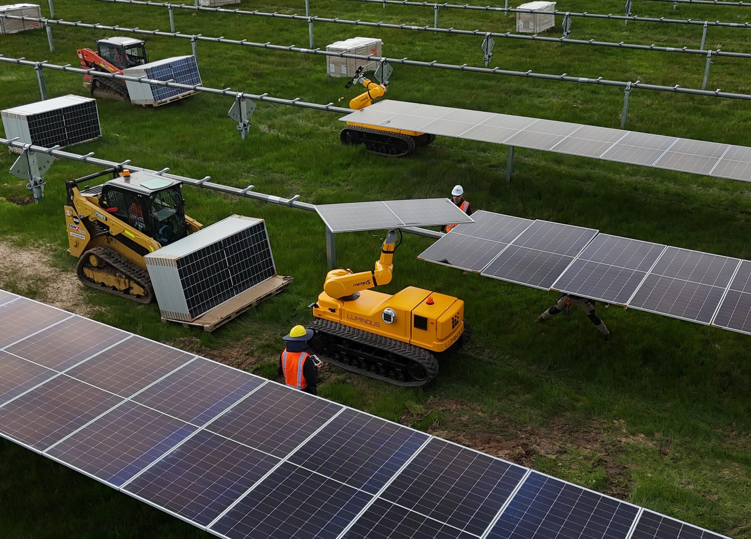 Autonomous robot module installation trial fast tracks Victorian solar ...