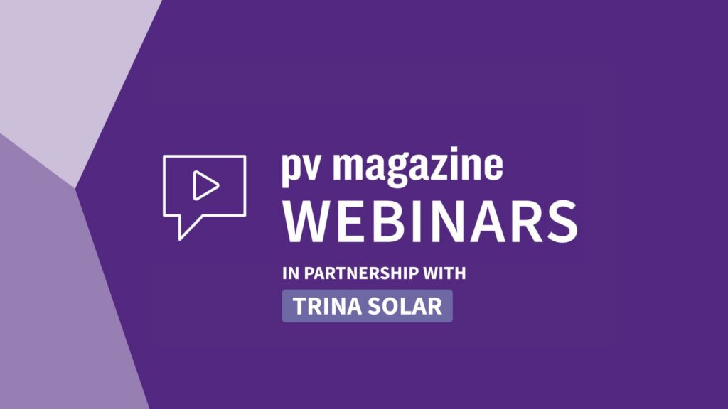 Trina Solar Webinar visual