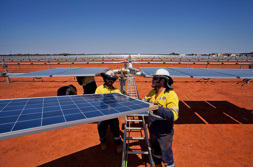 Fast growthing of solar mounting industry in Australia translating into jobs