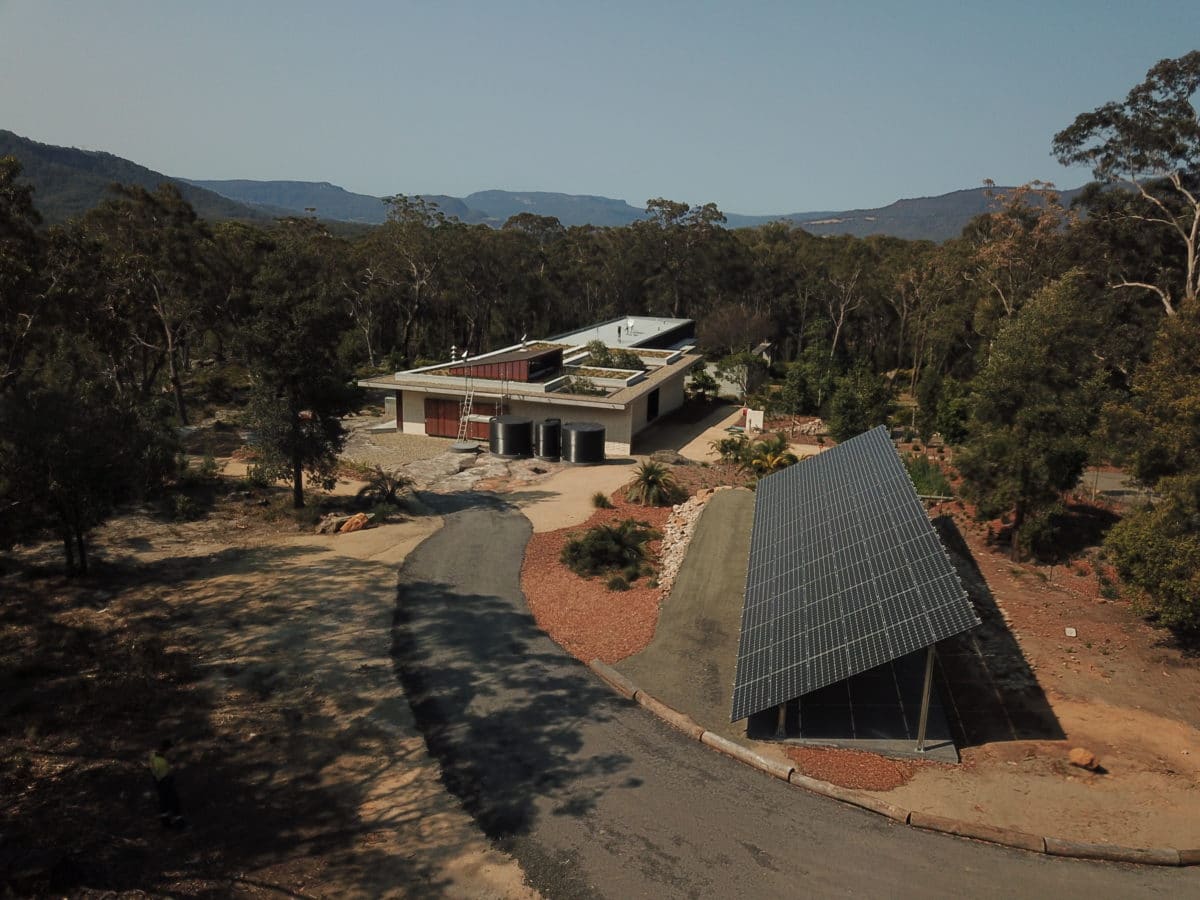 Nick Turner off-grid system Kangaroo Valley