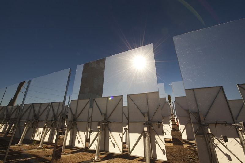 CSIRO's heliostat field in Newcastle