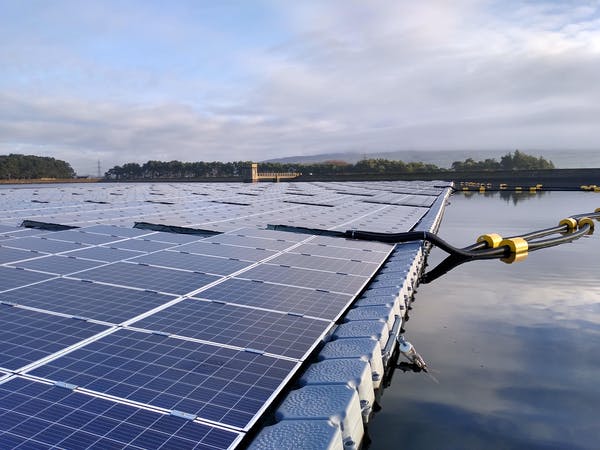 floating solar farm