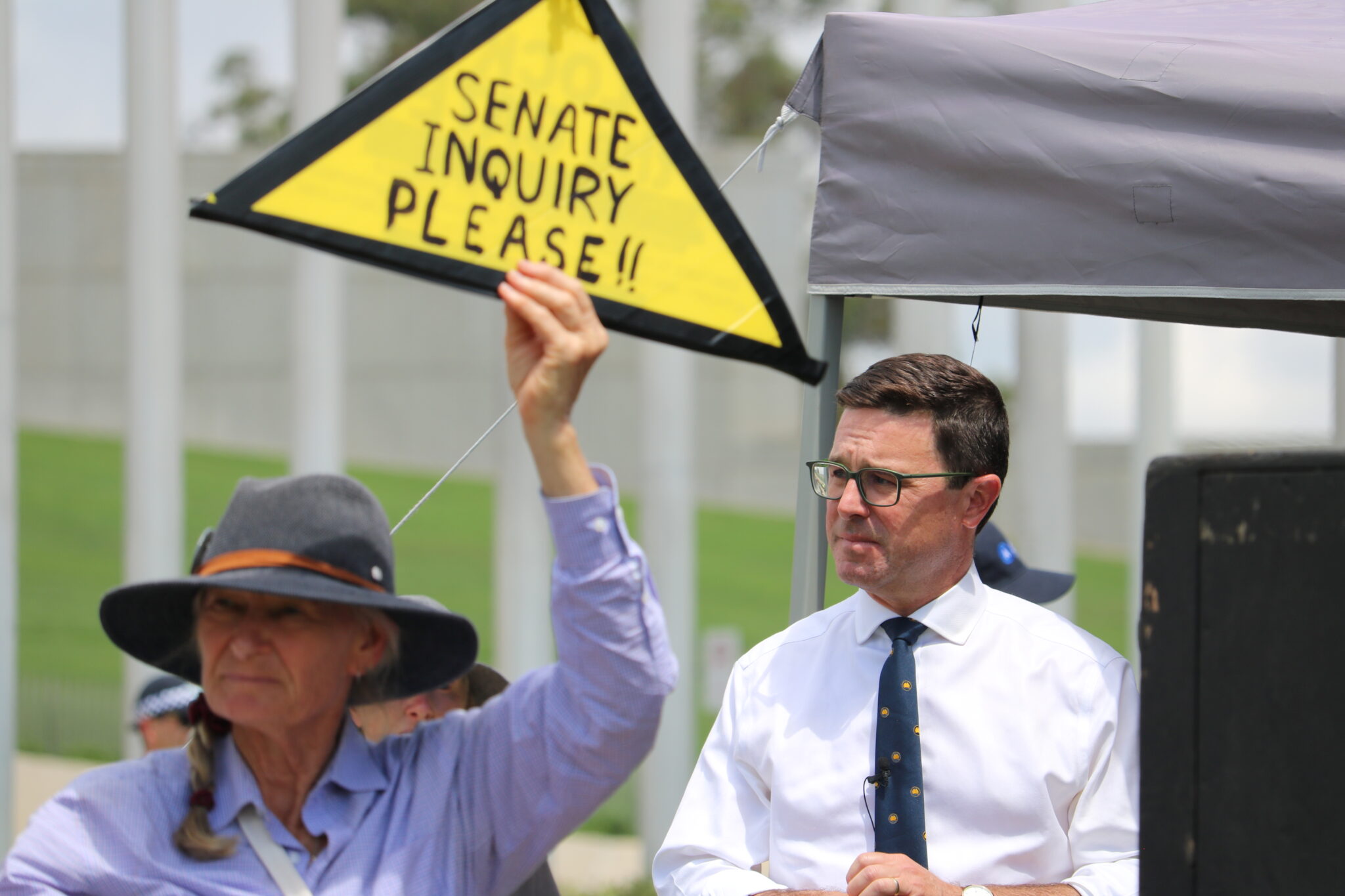 Snapshot from the Rally Against Reckless Renewables – pv magazine Australia